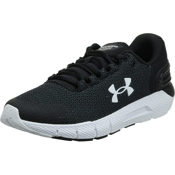 Under Armour Mens Charged Rogue 2.5 Shoe 7 Black/White - Walmart.com
