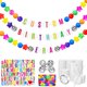 thumbnail image 1 of Kit de guirnaldas de pulsera de la amistad Simgoing Giant con letras, 1 of 6