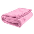 thumbnail image 2 of Danhjin Throw Blanket Plushs Soft Cozy Plain Color Fall Bedding Fleece Conditioning Blankets for Couch Bed Sofa, Dorm Room Winter Warming Decor, 27.55x39.37 Inches, 2 of 9