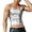 Silver, variant on Mens Tank Top, Sleek Slim Fit Shiny Tank Top With Fine Straps For Layering Smooth Stretchy Undergarment Silver XL