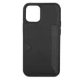 thumbnail image 1 of Funda protectora PU PC Funda ultra delgada para teléfono a prueba de golpes con billetera lateral para iPhone 12 MiniNegro, 1 of 5