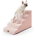 thumbnail image 1 of Dog Stairs for Small Dogs .” H Pet Step with Leakproof Cover High Density Foam Cat Ramp for Couch Sofa or Chair Lightweight Durable Comfort .x.x Step, 1 of 8