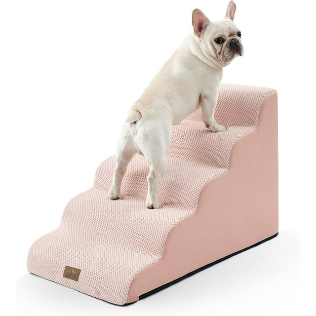 Dog Stairs for Small Dogs .” H Pet Step with Leakproof Cover High Density Foam Cat Ramp for Couch Sofa or Chair Lightweight Durable Comfort .x.x Step
