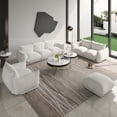 thumbnail image 1 of The Magic Home Convertible Modular L-Shaped Chenille Sectional Sofa Sofas, Beige, 1 of 12