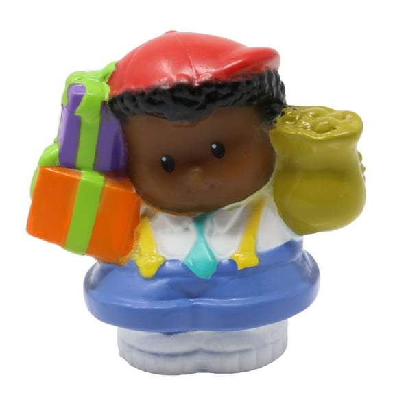 Replacement Part for Fisher-Price Little People Collectible Dollhouse Musical Birthday Party Playset G8681 - Replacement African-American Little Boy Michael Figure Carrying Presents