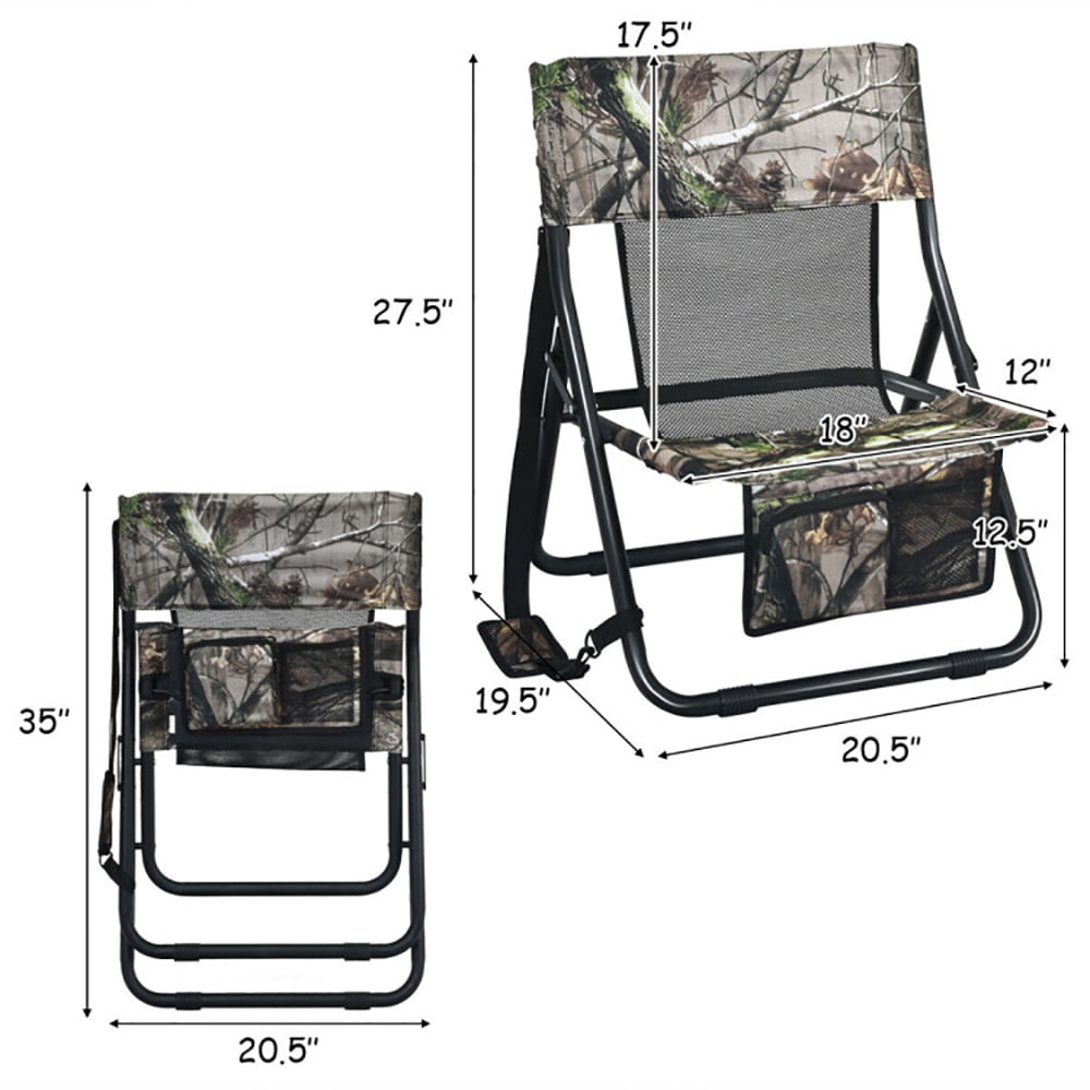 Aimee Lii Portable Outdoor Folding Hunting Chair, Folding Camping Lawn Chairs for Adults Aimee Lii Portable Outdoor Folding Hunting Chair, Folding Camping Lawn Chairs for Adults
