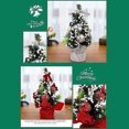 thumbnail image 4 of Árbol de Navidad mini YONGSHENG decoración de escritorio Plata, 4 of 5