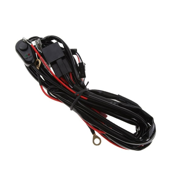 Cables de Calibre Yotijar con fusible e interruptor de Encendido y Apagado para lámpara de Trabajo de Barra de lámpara LED
