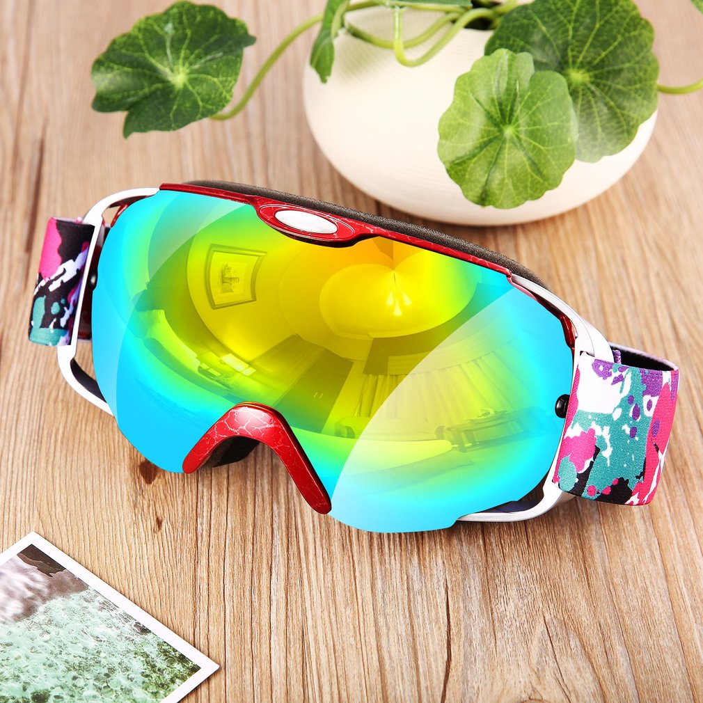Adults Double Lens Ski Goggles Anti-fog UV400 for Outdoor Sports Skiing Goggles Snow Snowboard Protective Glasses... by