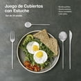 thumbnail image 5 of Juego de Cubiertos 24 Piezas Idea Nuova de acero inoxidable con estuche plateados, 5 of 5