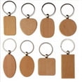 thumbnail image 2 of La madera se puede utilizar como llavero con letras láser, llavero con personalidad, pequeño regalo, madera de haya, llavero de madera, 2 of 2