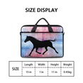 thumbnail image 2 of Horse Design Laptop Bag,Computer Messenger Bag for 13-15 Inch Laptop,Laptop Briefcase Carrying Bag, 2 of 9