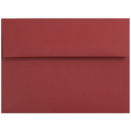 UPC: 0707152637411 | JAM A7 Envelopes  5 1/4 x 7 1/4  Dark Red  50/Pack