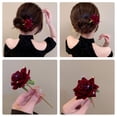 thumbnail image 4 of BESTYASH Accesorio Para Peinado Rojo Con Floral Para Largo En Eventos Formales, 4 of 8