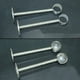thumbnail image 4 of 2 soportes de pared para manija de armario de acero inoxidable Talla 3, 4 of 9