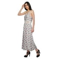 thumbnail image 4 of Moomaya WoMen's Spaghetti Strap Side Slit Dress Plus Size Printed Clothing, 4 of 6