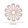 thumbnail image 1 of Household Flower-Shaped Dining Table Heat Insulation, Non-Slip Tea Mat, 1 of 9