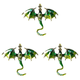 thumbnail image 1 of Broche Dragón Volador Dragón Esmaltado Exquisito para Traje Abrigo (Claro) Verde, 1 of 2