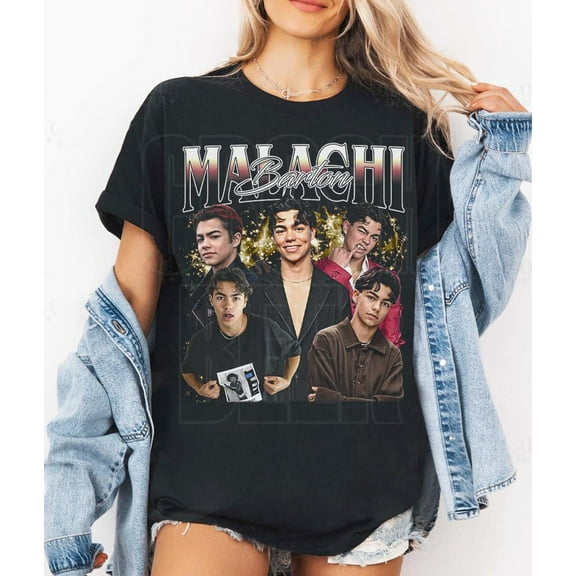 Malachi Barton Vintage T-Shirt, Actor Fan Tee, Celebrity Inspired Top, TV Show Merch, Gift for Fans, Malachi Barton Shirt