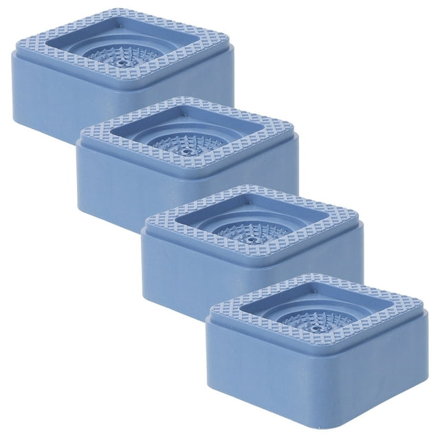 HINTRMENT 4Pcs Anti-Vibration Pads Square Plastic Design For Washing Machine And Furniture Stability