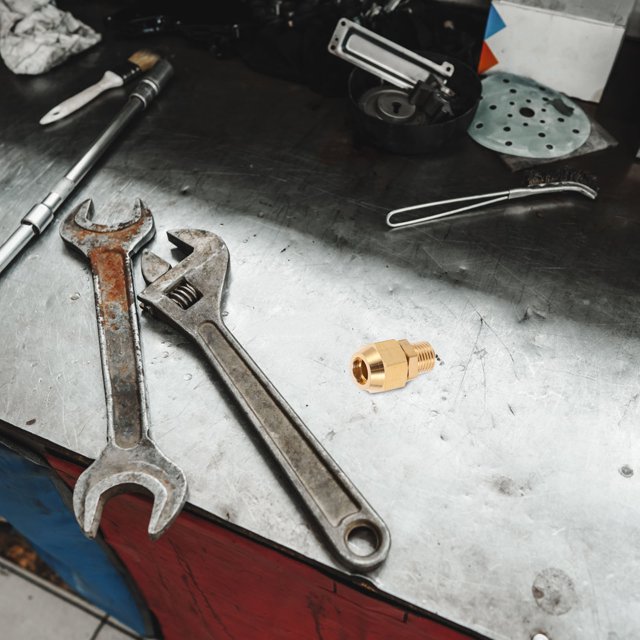 unbranded Adaptador De Manguera De Aire En Latón Dorado Con Para Y Reparar Tuberías