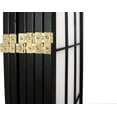 thumbnail image 3 of Legacy Decor Plum Blossom 6 Panel Room Divider, 70" Tall, Black, 3 of 5