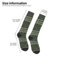 thumbnail image 2 of Honeii Jungle Green Camo USA Flag Print Long Socks,Novelty Design Socks Gift for Men and Women,Crew Socks,Calf Socks, 2 of 6