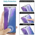 thumbnail image 4 of Protector de pantalla L K Galaxy Note 20 5G, película de TPU, paquete de 2, 4 of 6