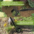 thumbnail image 2 of Stirrup Hoe and Cultivator, Heavy Duty Scuffle Garden Hoe with 73Inch Adjustable Handle for Weeding,Digging, Loosening Soil, Metal Garden Hula Hoe with Rake Tiller Cultivator, 2 of 6