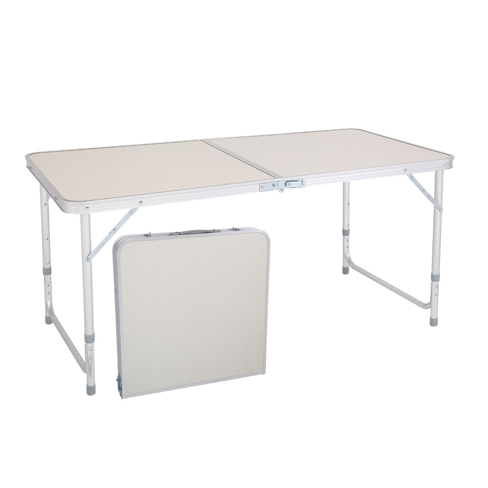 Details about   Folding Camping Table Aluminum Alloy Outdoor BBQ Portable Lightweight Desk 