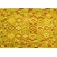 thumbnail image 1 of Ahgly Company Machine Washable Indoor Rectangle Southwestern Yellow Country Area Rugs, 2' x 3', 1 of 4