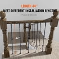 thumbnail image 3 of Galvanized Steel Staircase Balusters 44 x 0.5 Inch Decorative Banister Spindles 10 Pack Hollow Double Basket Design with Shoes Screws, 3 of 6
