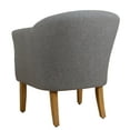 thumbnail image 4 of HomePop Modern Barrel Accent Chair, Gray, 4 of 4