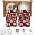 thumbnail image 5 of Mother's Day Kitchen Towels Set of 4, Lovw Heart Gnomes Red Black Buffalo Plaid Absorbent Dish Towels for Kitchen, Microfiber Hand Towel, Quick Drying Tea Towel for Cleaning Decorative Dishcloths, 5 of 7