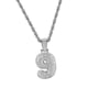 thumbnail image 1 of 18 Collar 0-9 Colgantes de Número Árabe Accesorios de Joyería de Hip-, 1 of 7