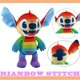thumbnail image 2 of Jouet en peluche Disney Stitch pour enfants, dessin animé Anime, arc-en-ciel CAN o matchs Stitch, beurre en peluche, anniversaire, cadeau d'Halloween, 35 cm, 40cm zhangyuxiang LED, 2 of 2
