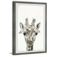 thumbnail image 2 of Marmont Hill Floral Crowned Giraffe Framed Wall Art, 2 of 6