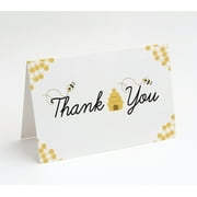 Bumble Bee Thank You Cards, 25 Blank Cards with Envelopes, Made In The USA