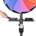 thumbnail image 5 of WinSpin 36" Prize Wheel Tabletop Floor Stand Spinning Game w/ Serving Tray, 5 of 9