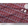 thumbnail image 2 of Soimoi Rayon Fabric Leaves & Floral Artistic Print Sewing Fabric Yard 56 Inch Wide, 2 of 3