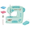 thumbnail image 4 of Pequeña de coser portátil Juegos de imaginación Juguetes de desarrollo Juguete educativo Electrodomésticos DIY para niños Principiante Azul, 4 of 8