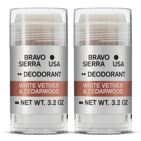 Desodorante Bravo Sierra, sin aluminio, 90 ml, paquete de 2 unidades para hombre