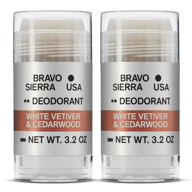 Desodorante Bravo Sierra, sin aluminio, 90 ml, paquete de 2 unidades para hombre