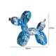 thumbnail image 3 of Estatua de escultura de perro de resina Graffiti colorido Perro de globo nórdico para escritorio (BS876), 3 of 6
