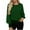 Green, variant on Women's Sequin Tops Sparkle Long Sleeve Blouses Elegant Dressy Formal Chiffon Shirt Shimmer Glitter Patchwork Party Tunics Green,XL