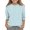 Blue, variant on GaThRRgYP Summer Tops for Women,Summer Shirts for Women Short Sleeve,Children's Solid Color 3/4 Sleeve Round Neck Tops/shirt Pink#2 3-4 Years