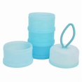 thumbnail image 5 of 4-Layer Baby Milk Powder Dispenser Silicone Portable Baby Milk Feeding Powder Formula Container Blue, 5 of 5