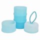 thumbnail image 5 of 4-Layer Baby Milk Powder Dispenser Silicone Portable Baby Milk Feeding Powder Formula Container Blue, 5 of 5