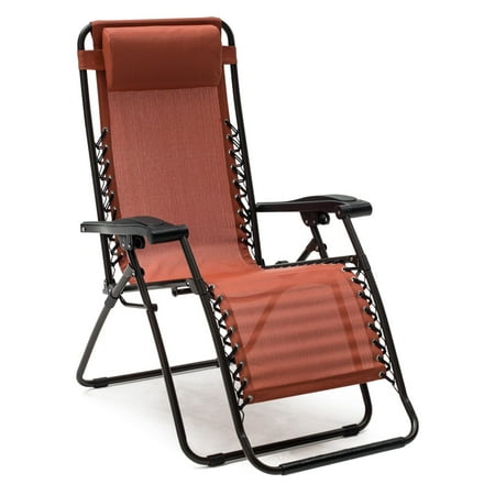 Caravan Sports Zero Gravity Lounge Chair Terra Cotta Walmart Com