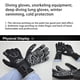 thumbnail image 3 of Advancent Guantes de buceo, accesorios para exteriores antiarañazos, manopla para kayak, suministros antideslizantes para esnórquel, guantes de Deportes acuáticos METRO, 3 of 6